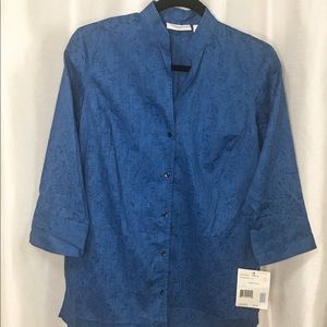 5 for $50!!! Liz Claiborne blouse in sapphire, size Small.